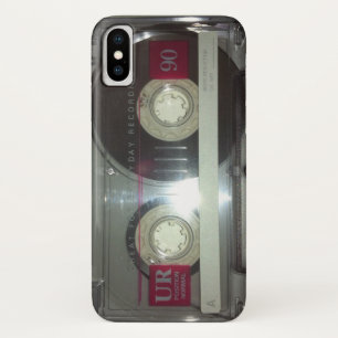 ヴィンテージカセットテープ – クリーン iPhone X ケース