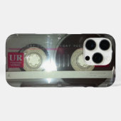 ヴィンテージカセットテープ – クリーン Case-Mate iPhoneケース (裏面 (横))