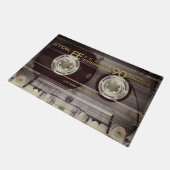 ヴィンテージカセットテープ ドアマット (アングル)