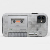ヴィンテージカセット記録装置 Case-Mate iPhoneケース (裏面(横))
