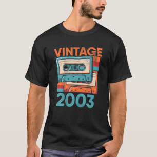 ヴィンテージカセット2003年クラシック19歳(平日) Tシャツ