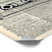 ヴィンテージカセット ポスター (角)