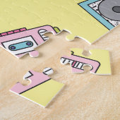 ヴィンテージカセット,ローラースキー:レトロ ジグソーパズル (側面)