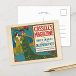 ヴィンテージカセル誌1896年12月 ポストカード<br><div class="desc">Cassell's Magazine; 1896年12月 | Louis Rhead (American,  1857-1926)ヴィンテージ19th century magazine cover art.デザインツールを使用して画像の文字を追加またはパーソナライズしまカスタムす。</div>