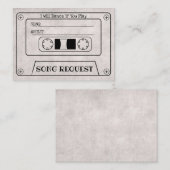 ヴィンテージカセ結婚ットの曲挿入 エンクロージャーカード (正面/裏面)