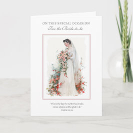 ヴィンテージカソリック花嫁フローラロザリオ&クロス カード