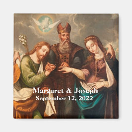 ヴィンテージカソリッパーソナライズされたク結婚式の引き出物 マグネット