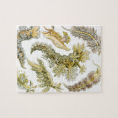 ヴィンテージカタツムリと海のナメクジbyエルンスト・ヘイケル ジグソーパズル (横)