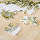 ヴィンテージカタツムリと海のナメクジbyエルンスト・ヘイケル ジグソーパズル (側面)