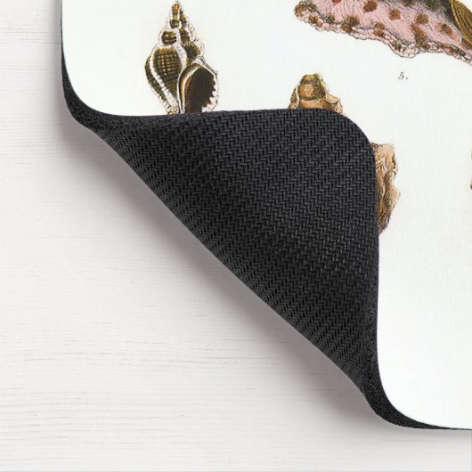 ヴィンテージカタツムリ、軟体動物海洋生物 マウスパッド (コーナー)