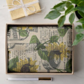 ヴィンテージカタログとひまわり切り離し 薄葉紙 (ギフト)