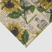 ヴィンテージカタログとひまわり切り離し 薄葉紙 (詳細)