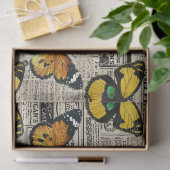 ヴィンテージカタログと蝶の分離 薄葉紙 (ギフト)