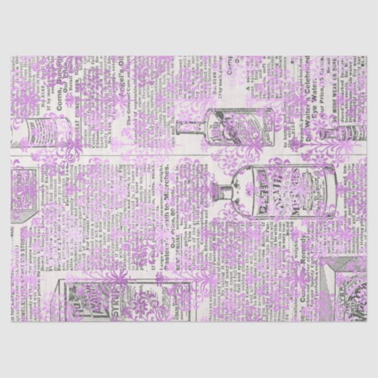 ヴィンテージカタログラベンダーダマスコデクページ 薄葉紙 (正面)