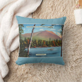 ヴィンテージカターディン葉書 クッション (ブランケット)