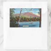 ヴィンテージカターディン葉書 長方形シール (バッグ)