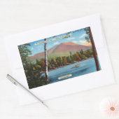 ヴィンテージカターディン葉書 長方形シール (封筒)