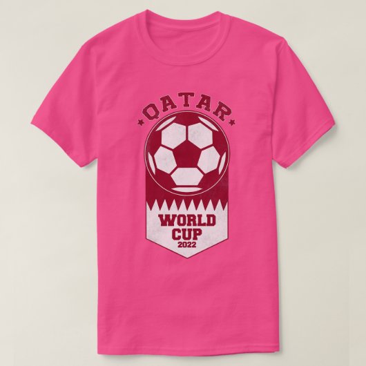 ヴィンテージカタールワールドカップ2022 Tシャツ (デザイン正面)