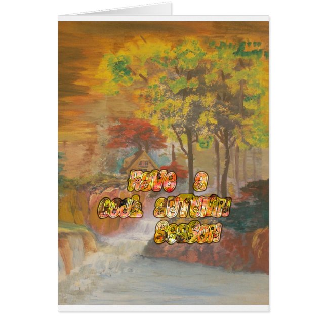 ヴィンテージカッコいいハクナマタタがオータムカッコいいシーソを持つ (正面)