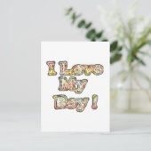 ヴィンテージカッコいいハクナマタタギフト大好き私の少年.png ポストカード (スタンド正面)