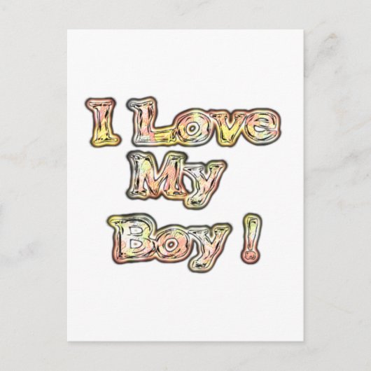 ヴィンテージカッコいいハクナマタタギフト大好き私の少年.png ポストカード (正面)