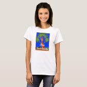 ヴィンテージカッコいいハクナマタラブガールズT Tシャツ (正面フル)