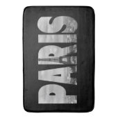 ヴィンテージカッコいいパリとエッフェルタワー バスマット (正面縦)