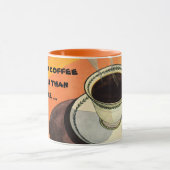 ヴィンテージカップのコーヒー、ソーサー、スプーン、レトロダイナー マグカップ (中央)