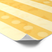 ヴィンテージカップケーキの背景 ポスター (角)