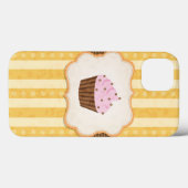 ヴィンテージカップケーキの背景 Case-Mate iPhoneケース (裏面 (横))