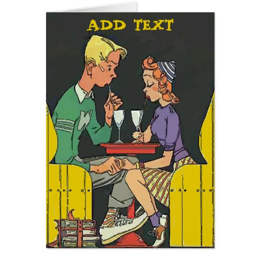 ヴィンテージカップルとソーダ (正面)