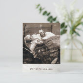 ヴィンテージカップルストップチクリング1906 ポストカード (スタンド正面)