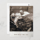 ヴィンテージカップルストップチクリング1906 ポストカード (正面/裏面)