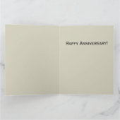 ヴィンテージカップル結婚のバラ カード (内部)