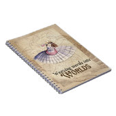 ヴィンテージカップル織世界ノート ノートブック (右側)