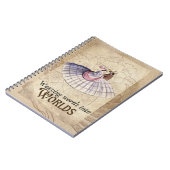 ヴィンテージカップル織世界ノート ノートブック (左側)