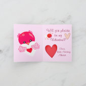 ヴィンテージカップOティーバレンタインカード シーズンカード (内部)