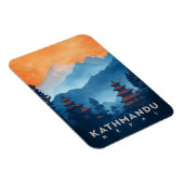 ヴィンテージカトマンズテンプルネパール マグネット (右側)