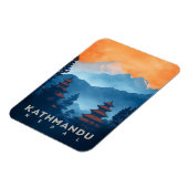 ヴィンテージカトマンズテンプルネパール マグネット (左側)