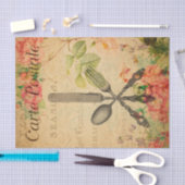 ヴィンテージカトラリーセットフォークナイフスプーンキッチン 薄葉紙 (クラフト)