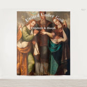 ヴィンテージカトリックウェディング タペストリー (正面)