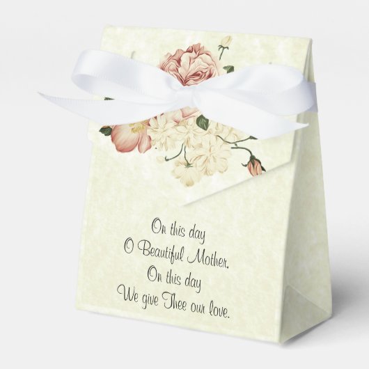 ヴィンテージカトリック宗教賛美ヴァージンマリー フェイバーボックス (正面サイド)