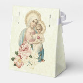 ヴィンテージカトリック宗教賛美ヴァージンマリー フェイバーボックス (裏面サイド)