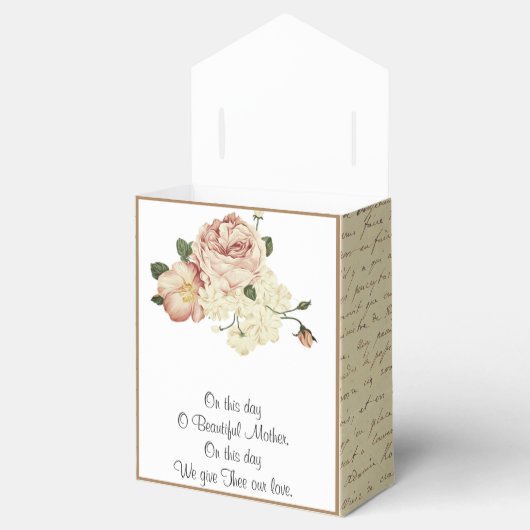 ヴィンテージカトリック宗教賛美ヴァージンマリー フェイバーボックス (オープン)