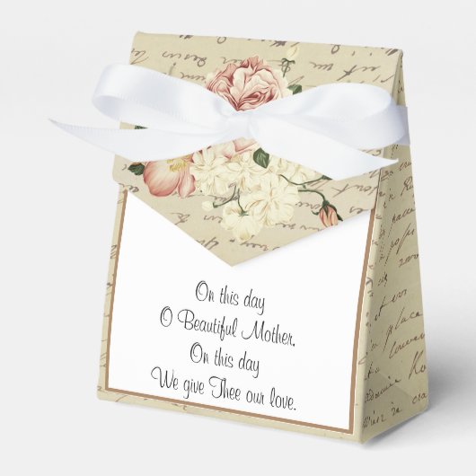 ヴィンテージカトリック宗教賛美ヴァージンマリー フェイバーボックス (正面サイド)