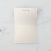 ヴィンテージカトリック折り畳みサンキューカード サンキューカード (内部)
