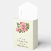 ヴィンテージカトリック教賛美教マリーピンク・ローズ フェイバーボックス (オープン)