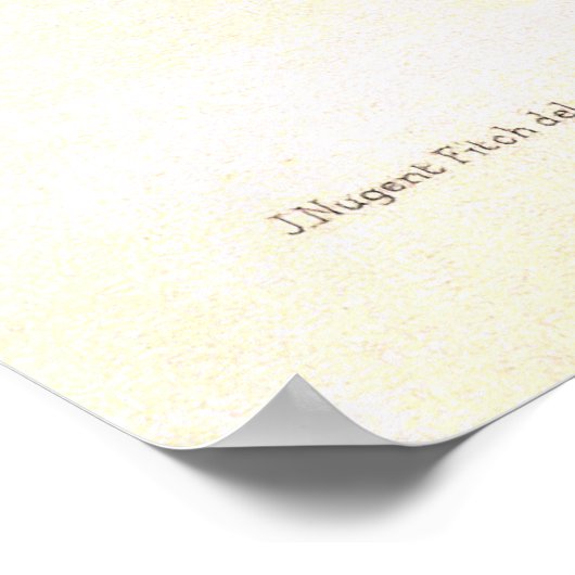 ヴィンテージカトレヤマキシマオーキッドフラワー ポスター (角)