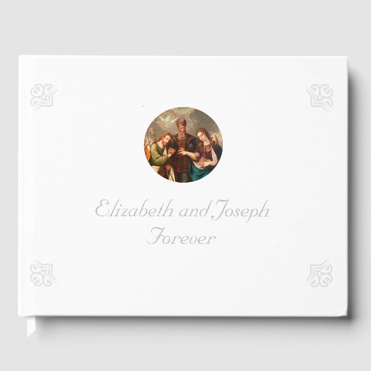 ヴィンテージカト結婚リック ゲストブック (正面)