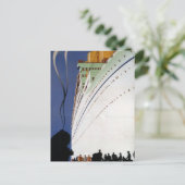 ヴィンテージカナダのクルーズライン旅行はがき ポストカード (スタンド正面)